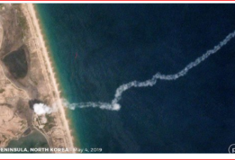 百万分之一！卫星捕获到朝鲜最新导弹发射图像