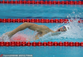 孙杨200米自轻松夺冠 收获本届全运第二金