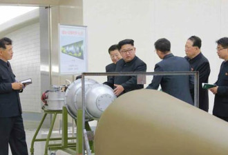 金正恩视察新制造氢弹:可安装在洲际弹道导弹上