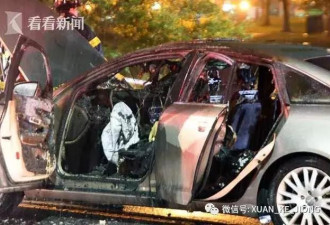 驾驶轿车突起火 父亲跳车 3岁女儿被锁车内惨死