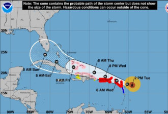 今晴天20C 史上大西洋最强飓风袭击加勒比地区