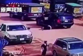 中国公民柬埔寨被枪杀现场曝光 头朝下车内扔出