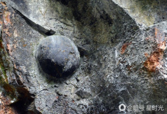 贵州有个神奇石崖会“下蛋” 每三十年一产