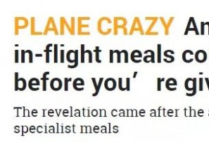 残酷的真相！现在吃的飞机餐竟是1年前做好的？