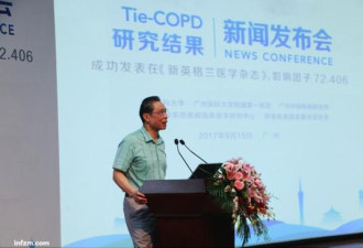 钟南山团队新发现:PM2.5污染影响人体肺功能