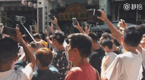 科比2017中国行现场 宛若一场手机“朝圣”