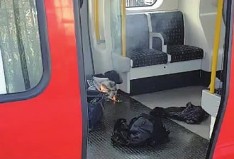 伦敦地铁恐袭：疑犯持爆炸装置画面曝光