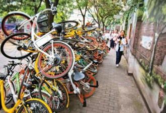 中国社会一景：共享单车 共享灾难
