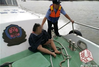 跳江瞬间反悔 她在长江漂浮40公里获救