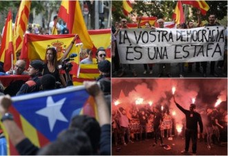 独立公投引爆冲突 西班牙忧返弗朗哥时代