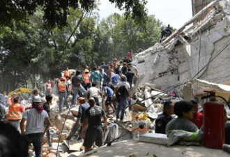 墨西哥7.1级地震已致上百死亡 首都变这样