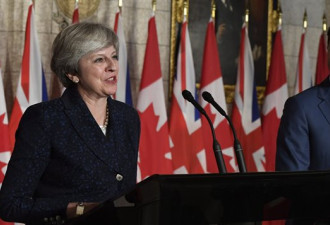 英首相到访 谈脱欧公投后与加拿大的双边贸易