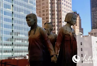 这座让日本人不敢直视的雕像正式在旧金山揭幕