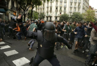 西班牙独立公投 警民冲突已有761人伤