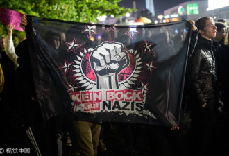“纳粹滚蛋”德国多地抗议极右政党进议会