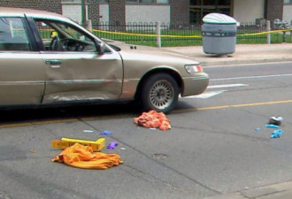 多伦多市中心男行人被撞命危 司机也受重伤