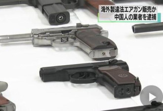 中国男子在日本被捕 涉嫌非法贩卖中国制造气枪