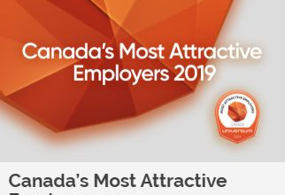 2019年最吸引加拿大大学生的雇主排名