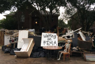 万圣节黑色幽默 休斯敦地区飓风灾民的创意火了