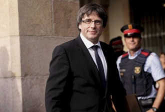 加泰罗尼亚宣布推迟独立 继续与西班牙对话