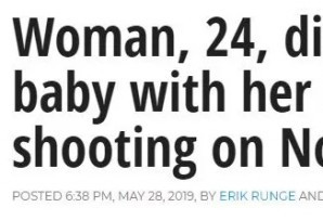 残忍！1岁女婴还在怀里就目击24岁母亲被枪杀！