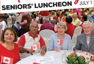 好消息：加拿大国庆日长者免费午餐万锦市请客