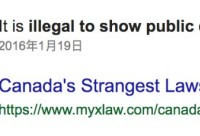围观加拿大的奇葩法律！我已经快笑尿了