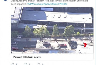 突发！悉尼火车站发生事故！一人被火车撞伤