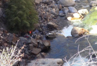 美国加州警方打捞中国夫妇尸体 8月驾车坠崖