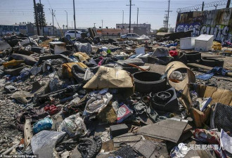 洛杉矶流浪汉街区垃圾堆成山政府治理方案很迷
