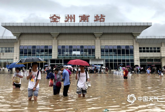 一组图告诉你南方降雨有多强 南宁白昼如夜