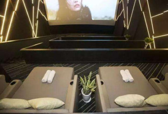 杭州电影院推床厅 一张床算两个位子不单卖