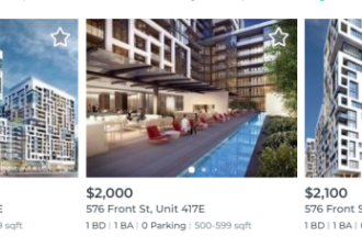 多伦多迷你公寓 不足480呎不能做饭租金2000+