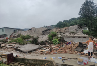 地震一家9人被埋，消防抵达前村民已徒手救4人