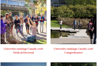 排名：滑铁卢大学的声誉竟然超过UBC和麦吉尔！
