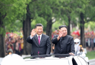 国事访问与军事亮拳，中国和美国博弈朝鲜半岛