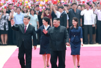 国事访问与军事亮拳，中国和美国博弈朝鲜半岛