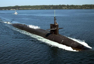 俄亥俄级核潜艇驶入半岛 可发射154枚战斧导弹