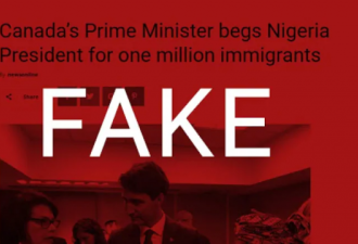 杜鲁多向尼日利亚要100万移民？原来是假新闻！