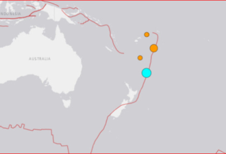 7.4级！纽西兰海域极浅层强震发海啸警报