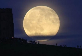 “草莓月亮”即将来临 美国西岸17日凌晨时最圆