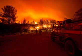加州野火40死  盼风势减弱有助灭火