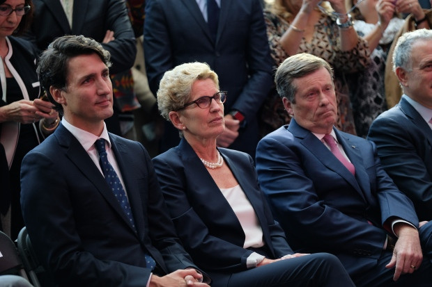 Trudeau, Wynne and Tory