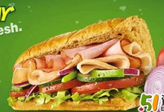 明天，加拿大赛百味三明治免费吃！