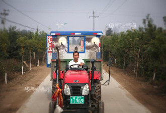 小伙开“拖拉机房车” 自驾游西藏100天