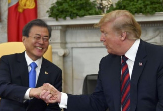 川普G20后访韩 与文在寅讨论朝鲜半岛去核问题