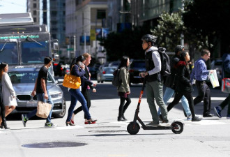 共享电动滑板车 加重还是缓解多伦多交通拥挤?