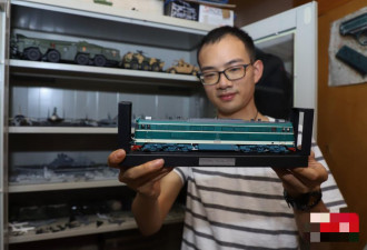 贵阳“90后”机械师 男子了收藏百余节火车模型