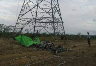 4名中国工人在缅甸输电施工现场跌落 致3死1伤