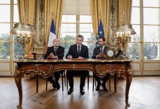马克龙签署新反恐法案 法国将走出紧急状态